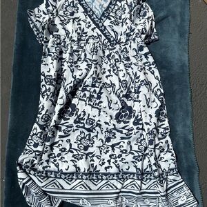 Lot of 3-New in Package—Floral Black/White, Turquoise/Red, Green/Gray Dresses